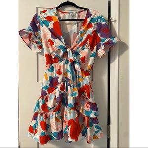 Hello molly v neck mini dress